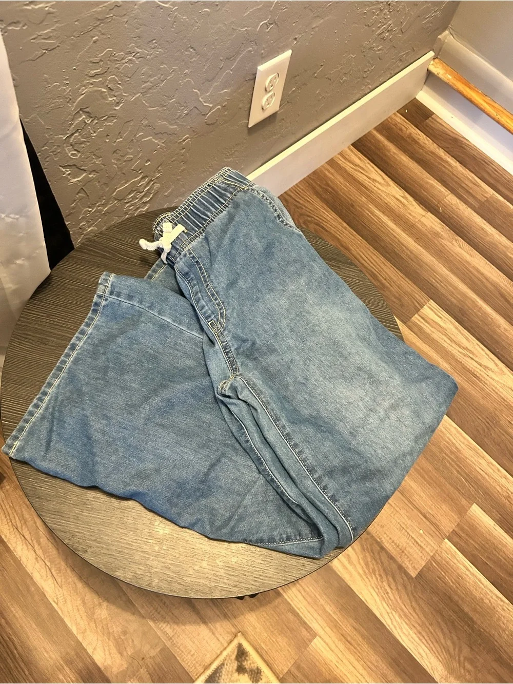 Old Navy Light Blue Girls Denim Wide Leg Jeans - Picture 1 of 4